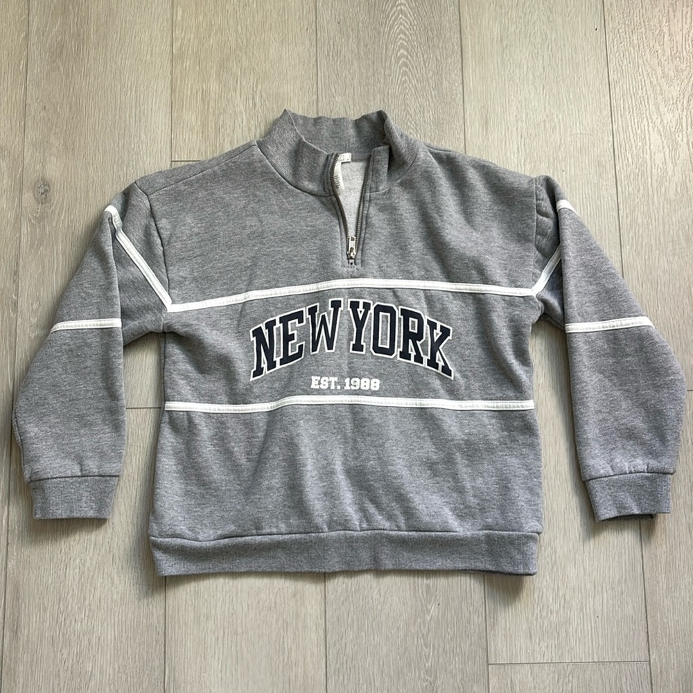 Full Tilt by Tilly’s Girls half zip pullover New York Sz Extra Large
